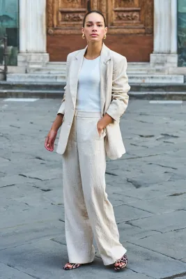 SP26.17001 | Pantalon Linnen Mix | Natural