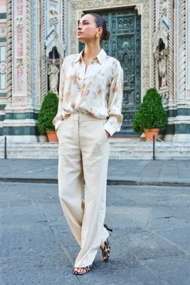 SP26.17001 | Pantalon Linnen Mix | Natural