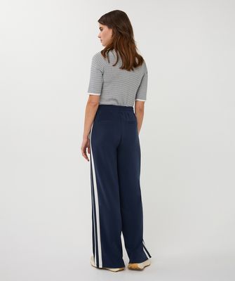 SP26.05006 | Trousers Wide Stripe Modal | Navy