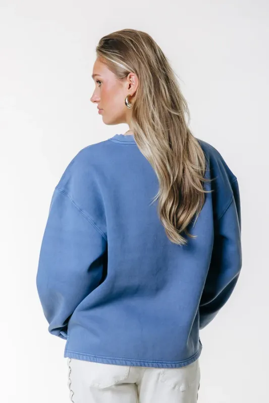 CR 33 Washed Baseball Sweat | Medium Blue | WS417611