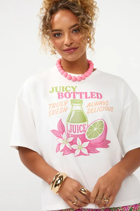 Juicy Bottle T-Shirt | Berry Pink