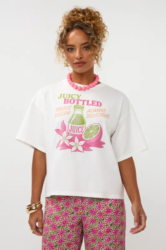 Juicy Bottle T-Shirt | Berry Pink