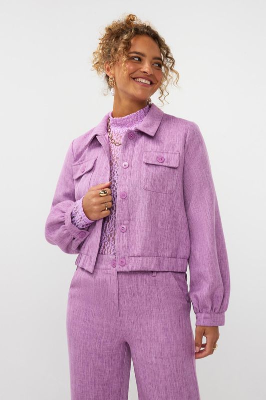 Jinte Jacket | Purple Melange | SS2603