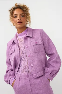 Jinte Jacket | Purple Melange | SS2603