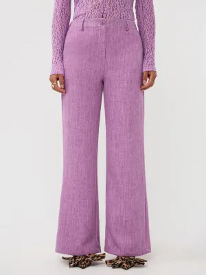 Leona Pants | Purple Melange | SS2605