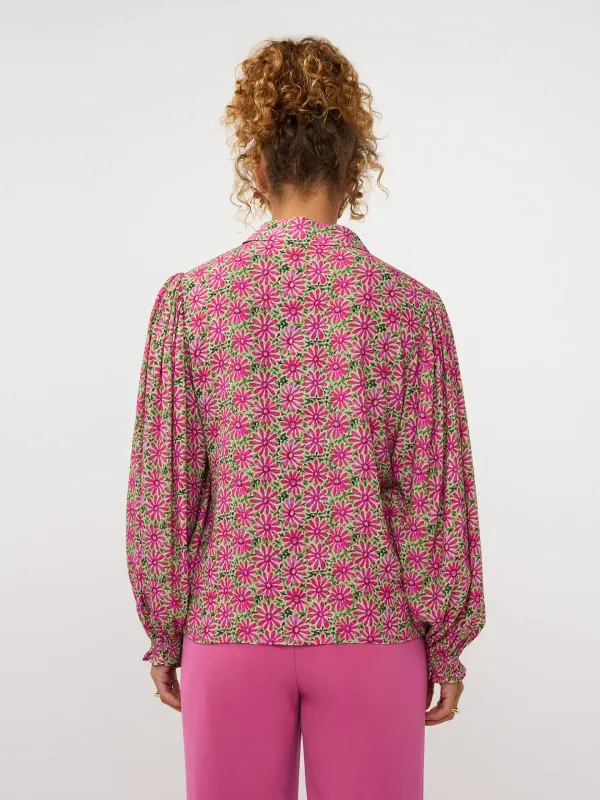Alyssa Blouse | Pink Flower | SS2635