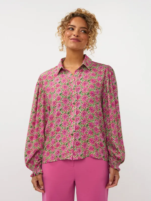 Alyssa Blouse | Pink Flower | SS2635