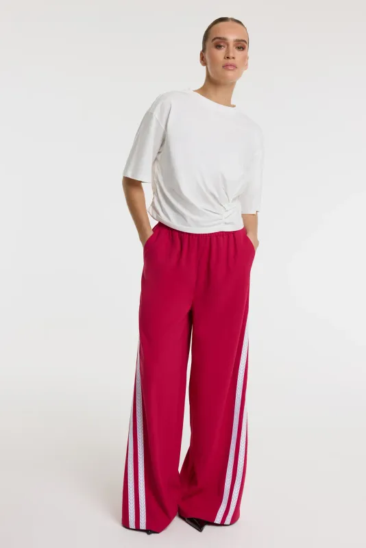 Barr T-Shirt | R2603717967 | Knitted Cropped Knot T-shirt | White
