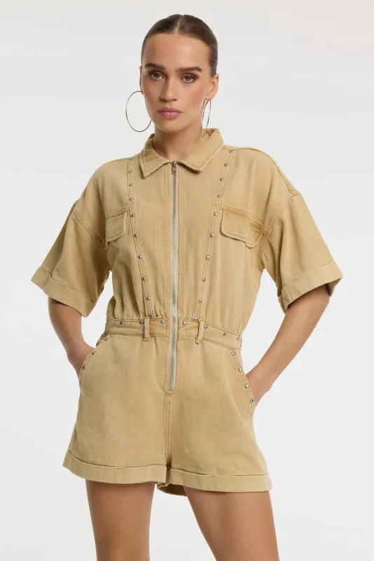 Kate Jumpsuit | Camel | R2603373942