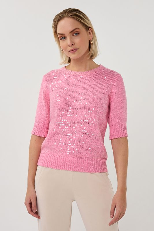 SP26.02004 | Sweater Sequins | Rose
