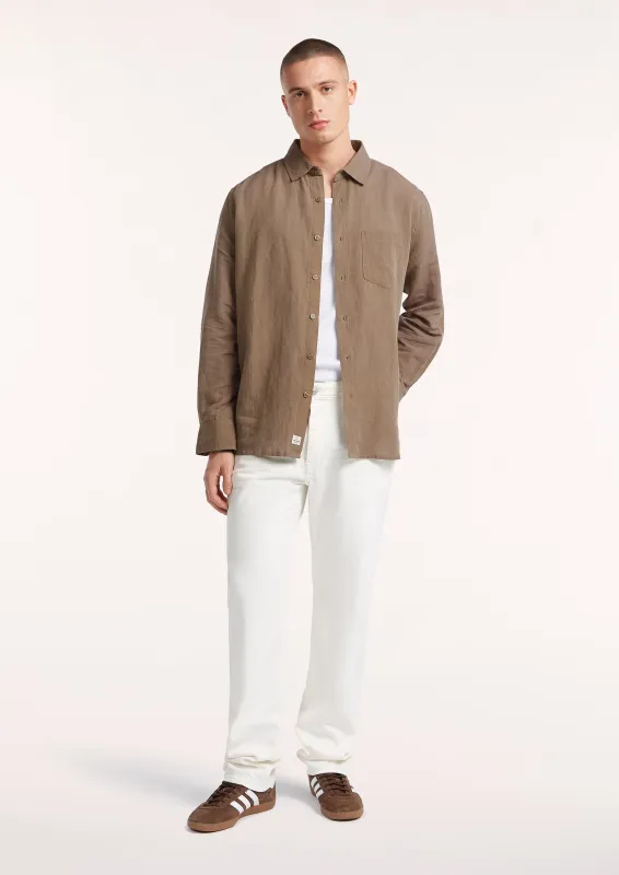 Zach Shirt | Chestnut Brown
