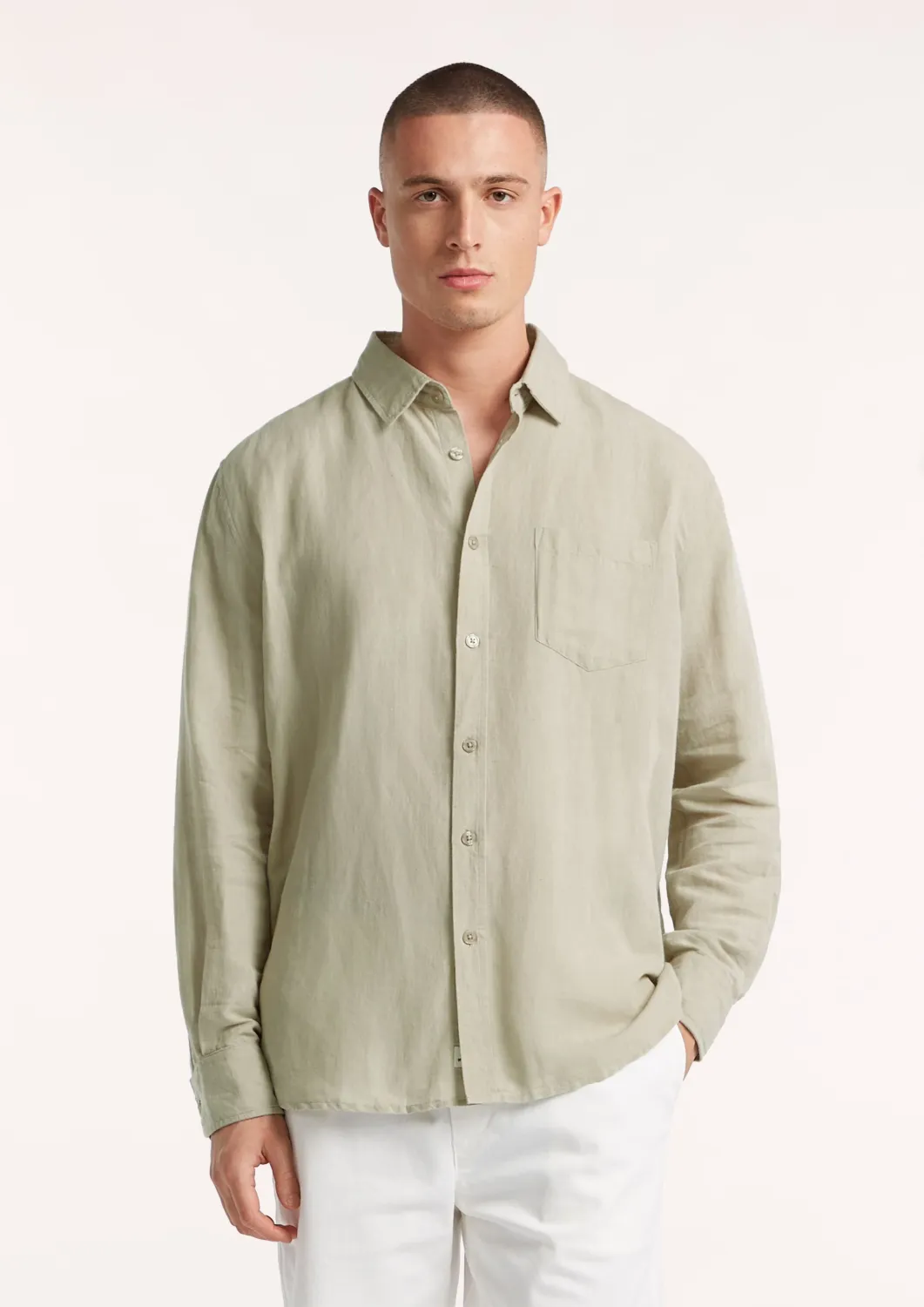 Zach Shirt | Sand Stone