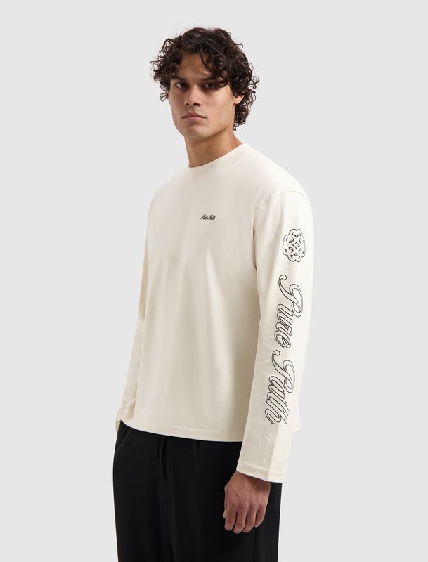 25030121 | Essence of Live Longsleeve | Ecru
