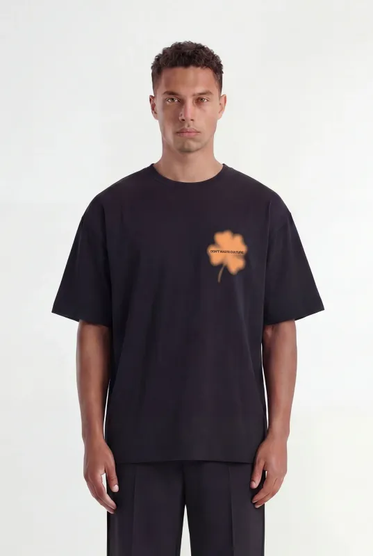 Kaorisa T-Shirt | Black/Orange