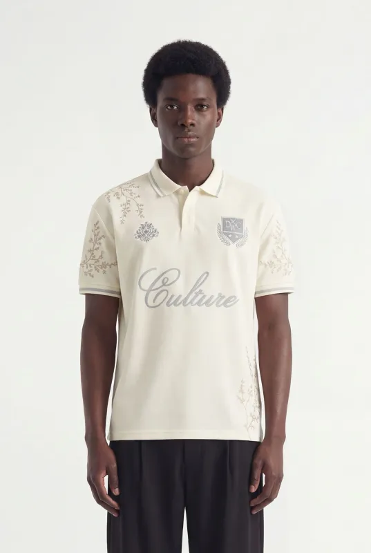 Momohana Football T-Shirt | Cream