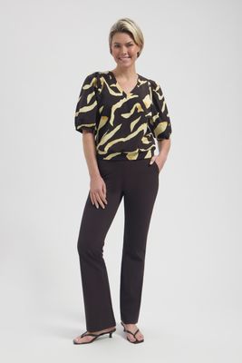 Amie V Top | Pania Print | L24.380.3254
