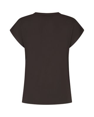 Cady T-Shirt | Dark Brown | L24.575.3240
