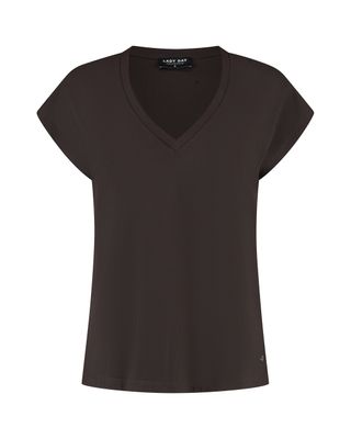Cady T-Shirt | Dark Brown | L24.575.3240