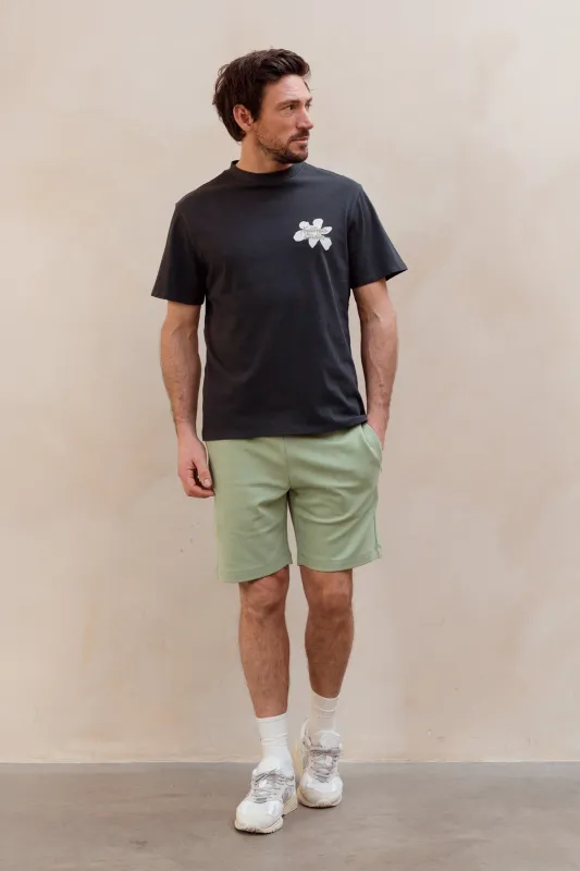 3 Flowers T-Shirt | Woodland Grey