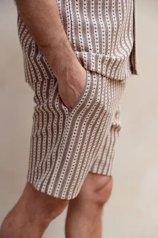 Crochet Short | Whitecap Grey