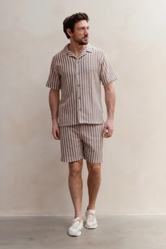 Crochet Shirt | Whitecap Grey