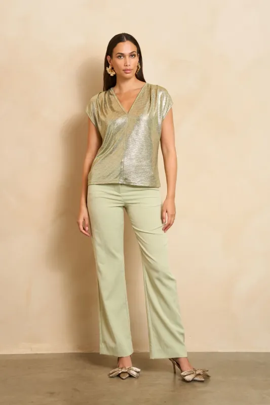 Elian Top | RD01.2 | Mint Gold