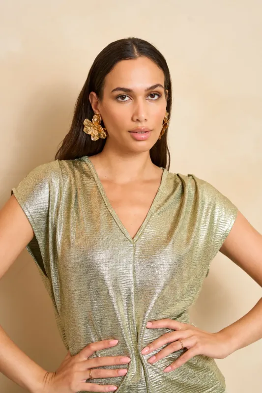 Elian Top | RD01.2 | Mint Gold