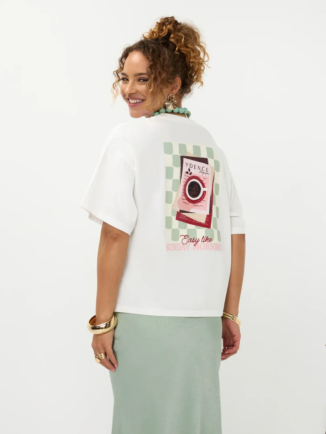 Sunday Mornings T Shirt | HSS2647 | Off White