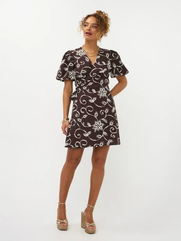 Saphira Dress | HSS2658 | Dark Brown