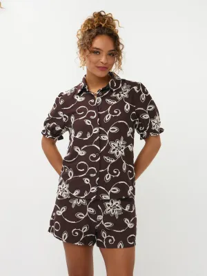 Zoey Short | HSS2661 | Dark Brown