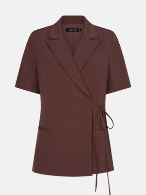 Lucille Blazer | HSS2605 | Dark Brown