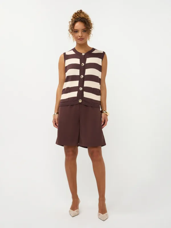 Jolijn Bermuda | HSS2606 | Dark Brown