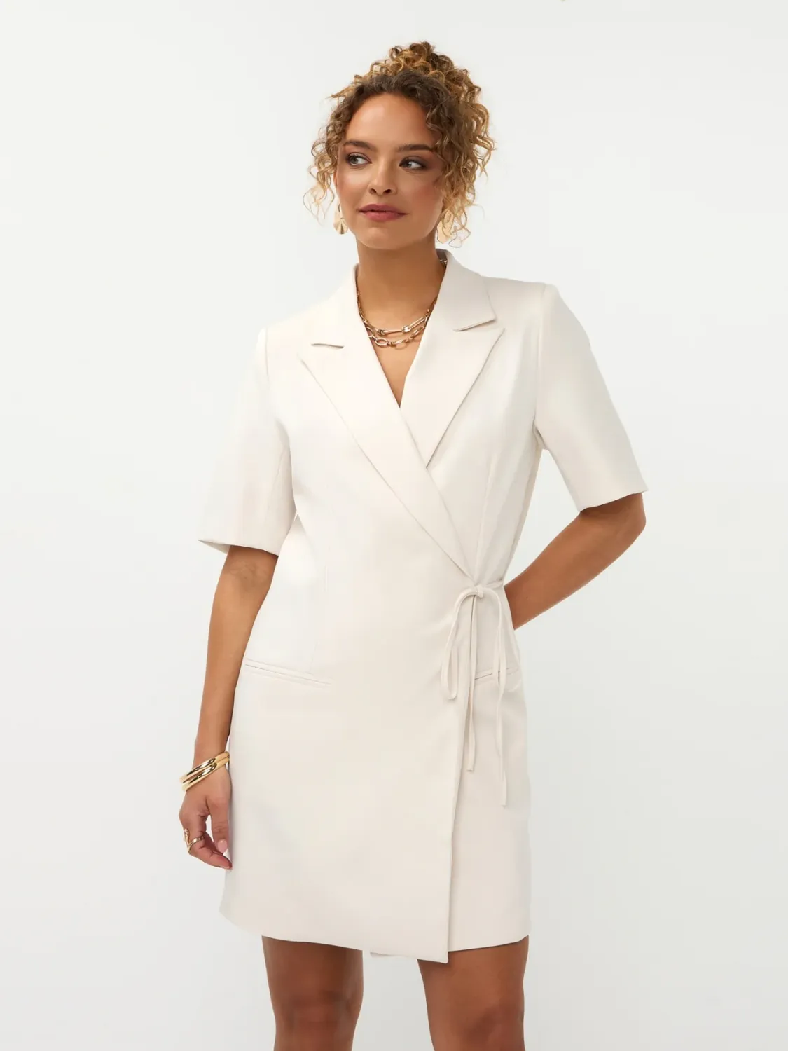 Hazel Dress | HSS2670 | Ecru