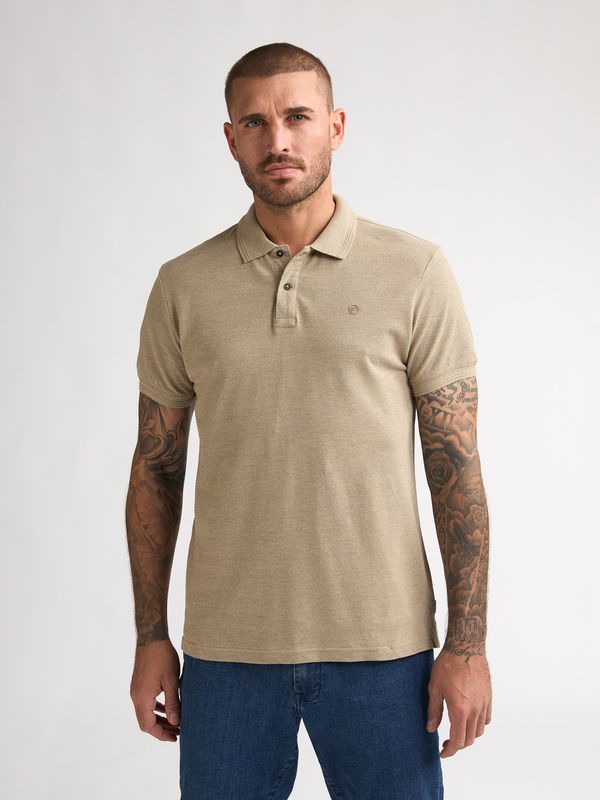 M-1060-POL913 | Polo Short Sleeve | Light Tan