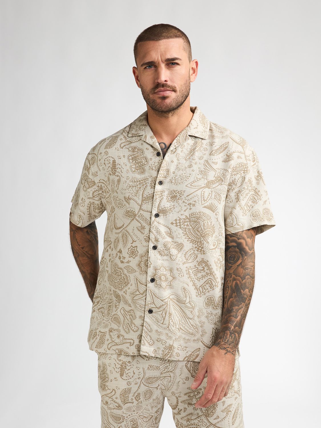 M-1060-SIS411 | Shirt Short Sleeve | Seashell
