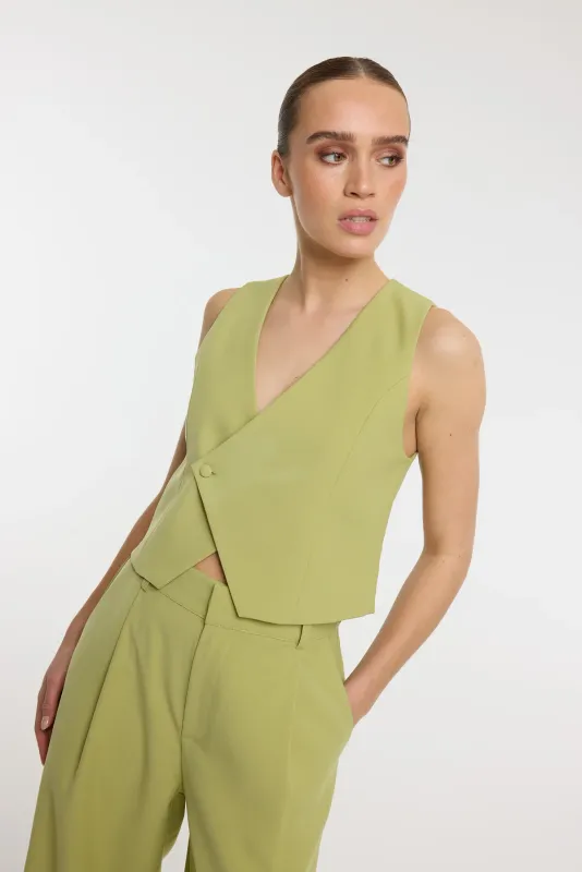 Lille Waistcoat | Matcha | R2603663963