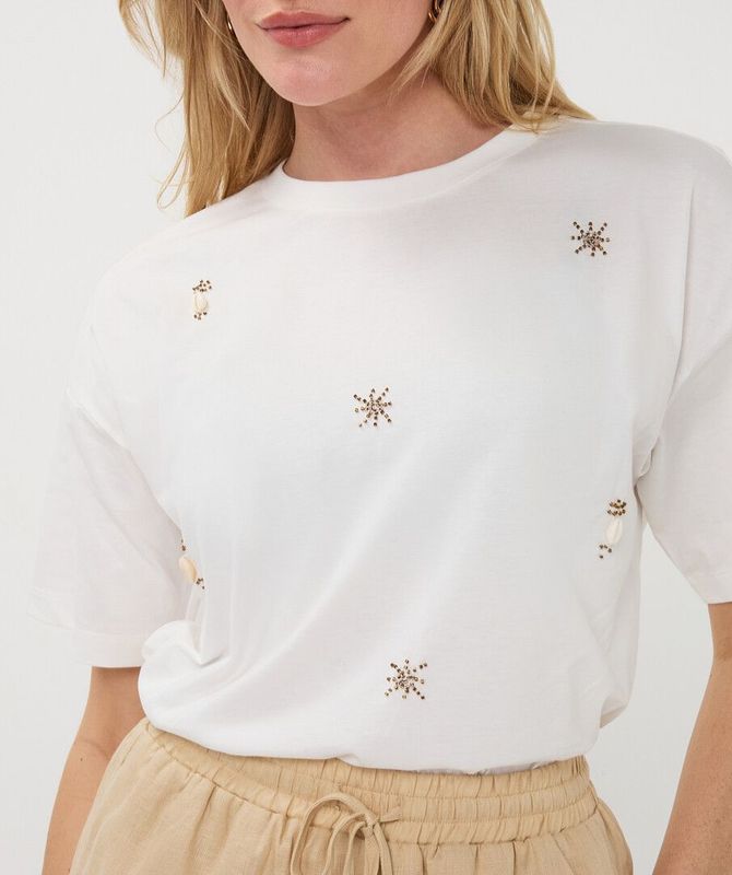 HS26.05201 | T-Shirt Embellishment | Offwhite