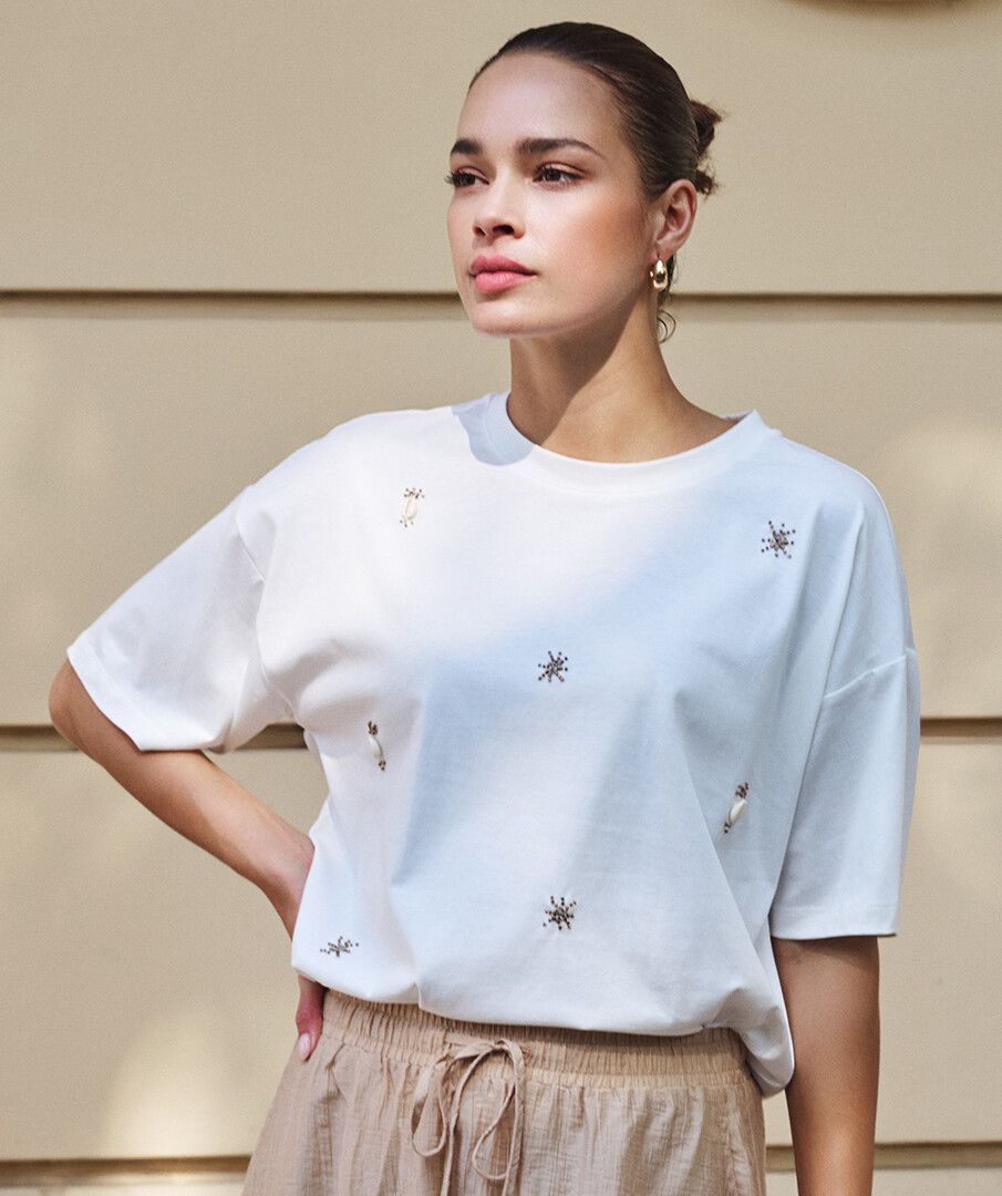HS26.05201 | T-Shirt Embellishment | Offwhite