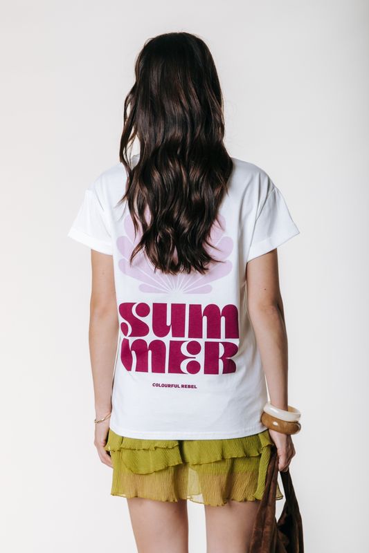 Summer Shell Boxy Tee | WT117813 | Standard White