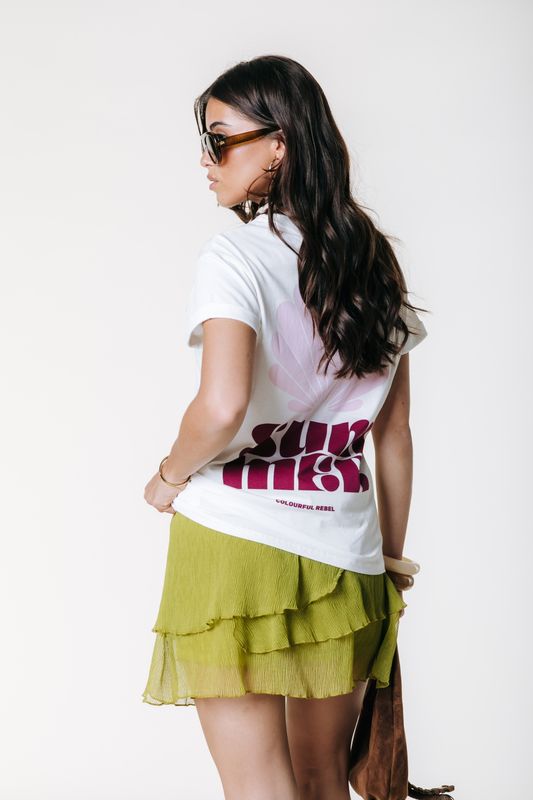 Summer Shell Boxy Tee | WT117813 | Standard White