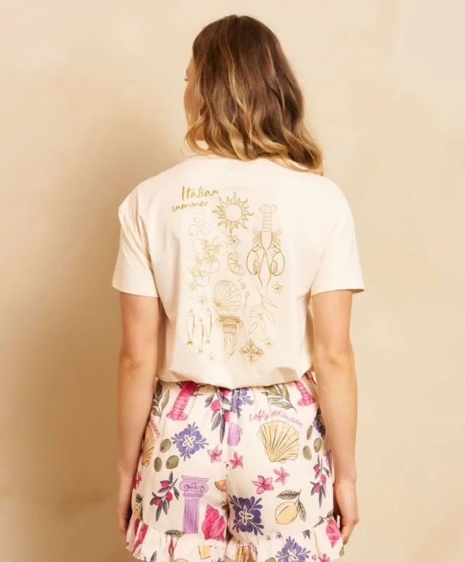Vicky T-Shirt | RE14 | Offwhite