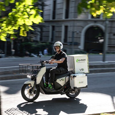 Elektrische Delivery scooter