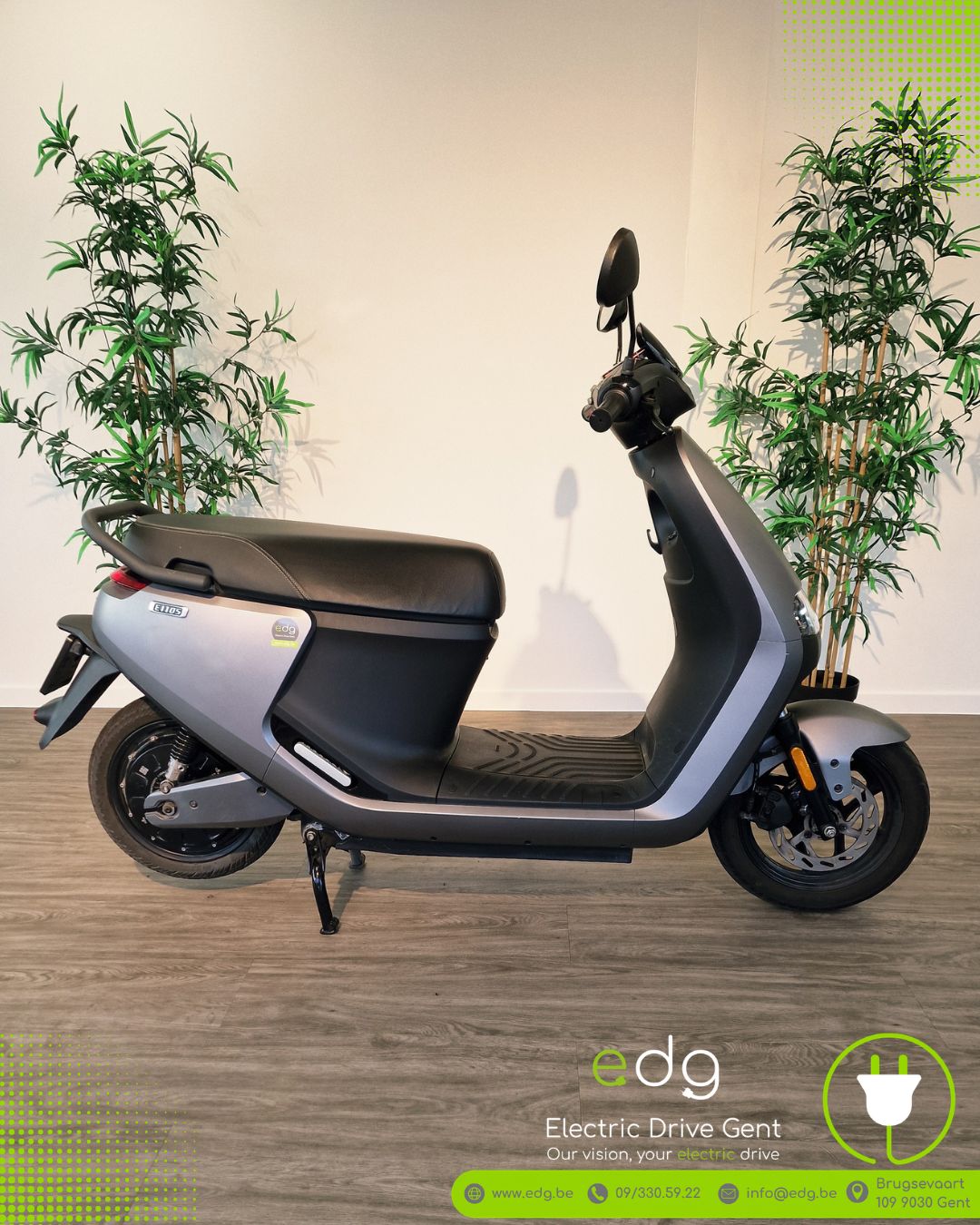 ⚡Segway E110S 2024 – 45 km/u – 6000 km – Mat Grijs ⚡Segway E110S 2024 – 45 km/u – 6000 km – Mat Grijs