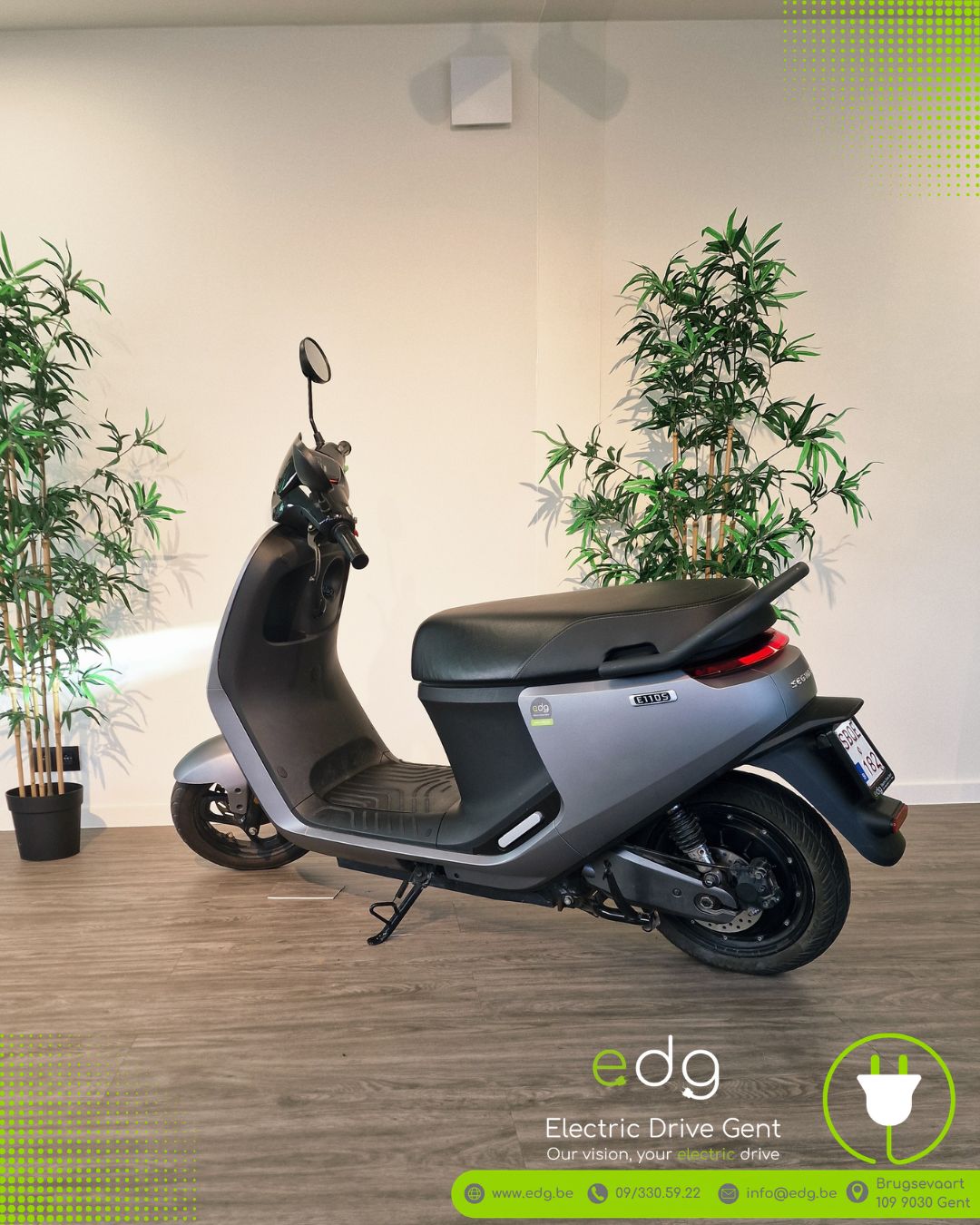 ⚡Segway E110S 2024 – 45 km/u – 6000 km – Mat Grijs ⚡Segway E110S 2024 – 45 km/u – 6000 km – Mat Grijs