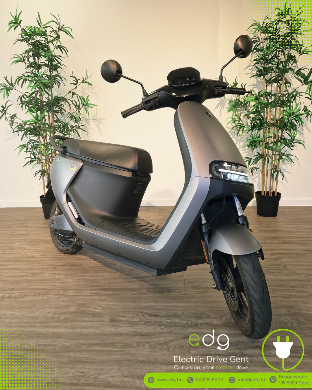 ⚡Segway E110S 2024 – 45 km/u – 6000 km – Mat Grijs ⚡Segway E110S 2024 – 45 km/u – 6000 km – Mat Grijs