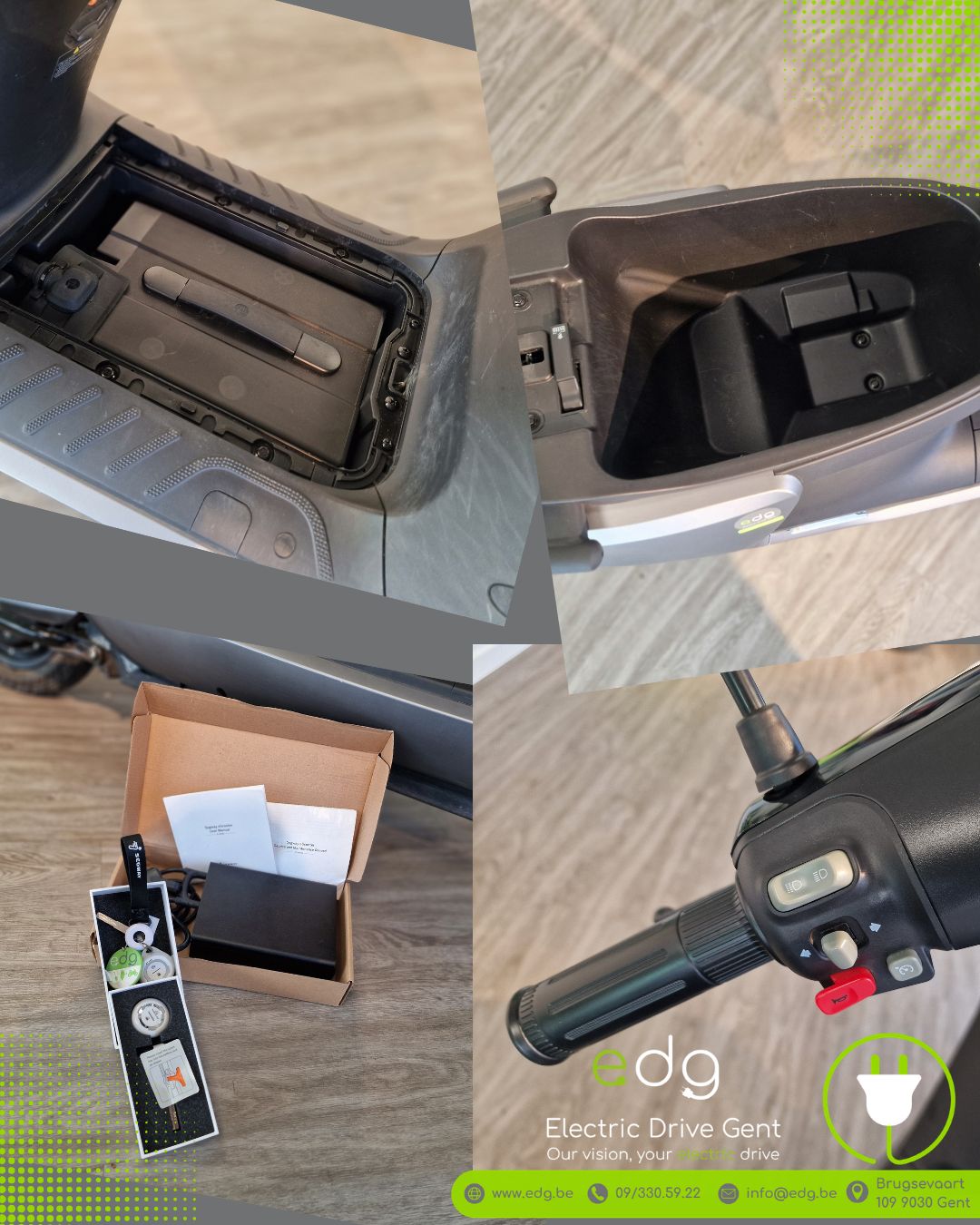 ⚡Segway E110S 2024 – 45 km/u – 6000 km – Mat Grijs ⚡Segway E110S 2024 – 45 km/u – 6000 km – Mat Grijs