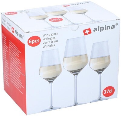 Wijnglas voor witte wijn - 37 cl (set van 6 glazen)