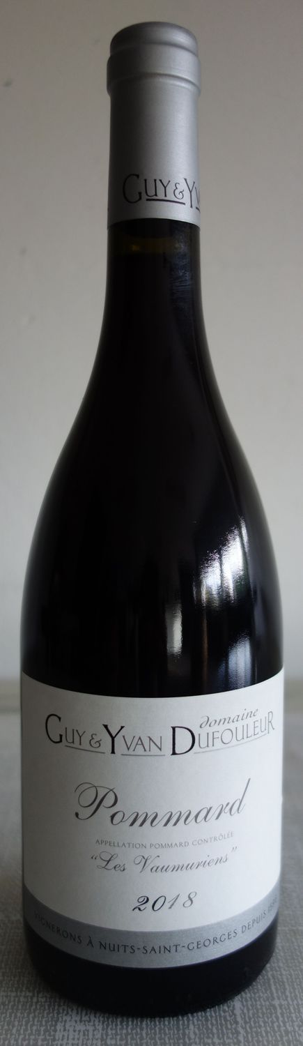 Pommard "Vaumuriens Haut" '19 - Dufouleur