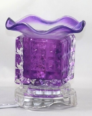 Electric ? Cube-Shaped Glass Oil Burners/Warmers: PL