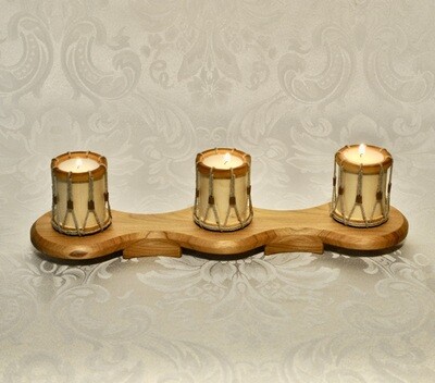Porte bougies trio linéaire